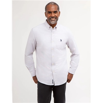 LONG SLEEVE STRETCH OXFORD SHIRT