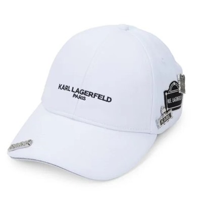 Karl Lagerfeld Paris Logo Baseball Cap