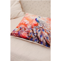 Наволочка декоративная 3 шт Павлины 3D