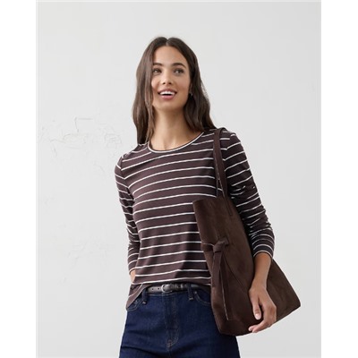 Timeless Long-Sleeve Crew-Neck T-Shirt