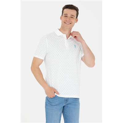 Erkek Beyaz Polo Yaka Tişört