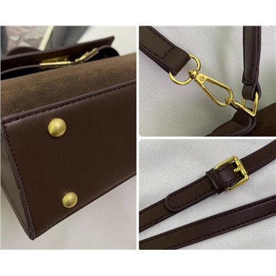 Красивая серая сумка из искусственного материала 👜