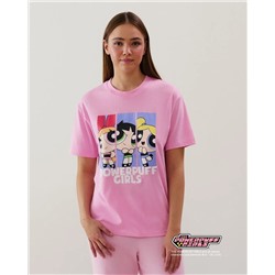 Top Super Nenas de punto rosa