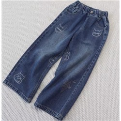 Джинсы для девочек 6-13 лет