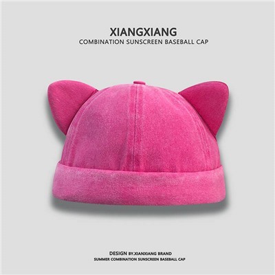 Кепочка для девочек с ушками