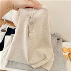 Майка на пуговицах с отличным составом   Экспорт