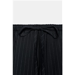 ZW COLLECTION PINSTRIPE BALLOON TROUSERS