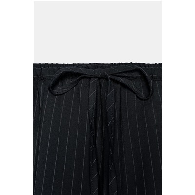 ZW COLLECTION PINSTRIPE BALLOON TROUSERS