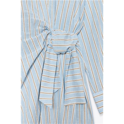 ZW COLLECTION STRIPED WRAP DRESS