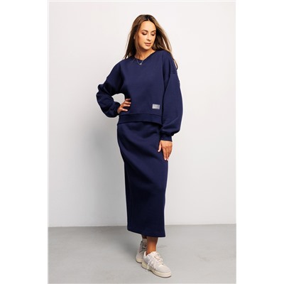 Юбка длинная макси с разрезом 388DNV