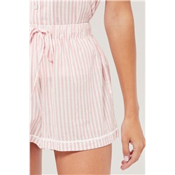 Short de pijama cintura alta - Rosa