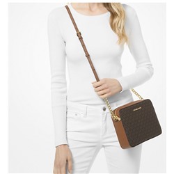 Jet Set Large Printed Logo Crossbody Bag