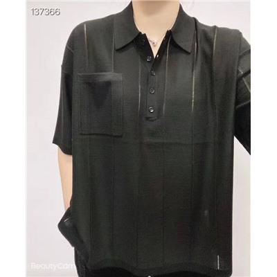 Вязаное поло с коротким рукавом (5 цветов) Макс Мар*а