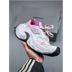 Кроссовки карго Balenciag*a 6XL на шнуровке с круглым носком и низким вырезом life выполнены из микрофибры и сетки арт. 110125