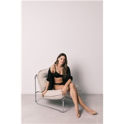 Sujetador clásico microfibra y encaje negro BEAUTIFUL