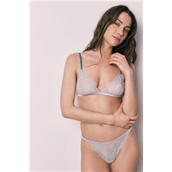 Braga brasileña encaje azul