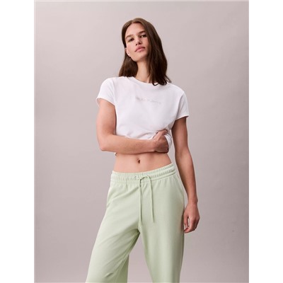 French Terry Wide Leg Sweatpants