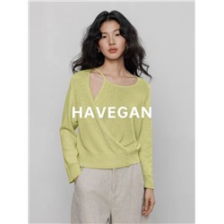 Лёгкая ассиметричная кофта из смесового льна (7 цветов)