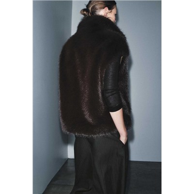 Меховой женский жилет  ZAR*A 💤