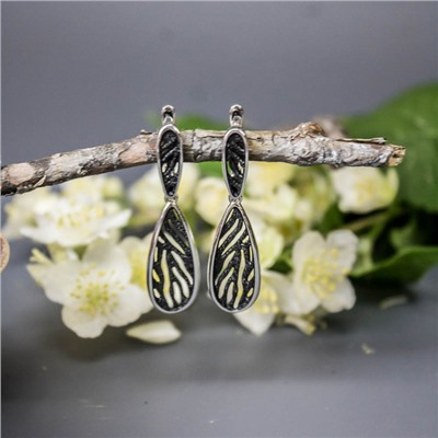 Серьги серебро 52940SB