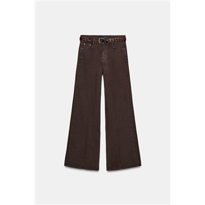 Z1975 BELTED WIDE-LEG JEANS