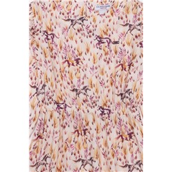 Kız Çocuk Krem Dokuma Elbise