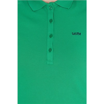 Kadın Yeşil Basic Polo Yaka Tişört
