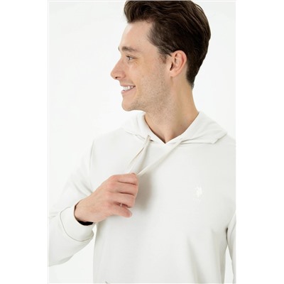 Erkek Taş Kapüşonlu Sweatshirt