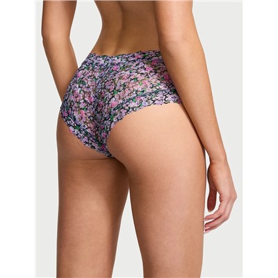The Lacie Posey Lace Cheeky Panty - Ensign Navy Ditsy Floral