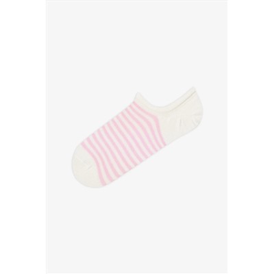 Penti 3 Çift Pamuklu Renkli Çizgili Sneaker Çorap