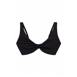 Top bikini halter negro