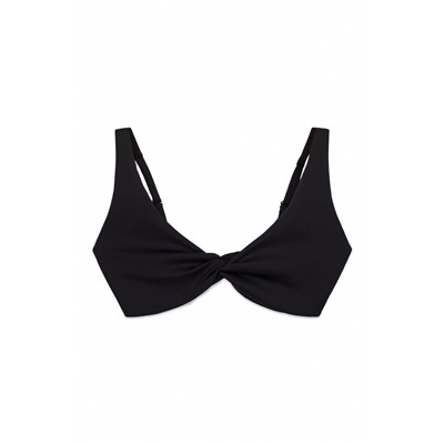 Top bikini halter negro