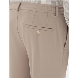 Bej Klasik Jogger Pantolon