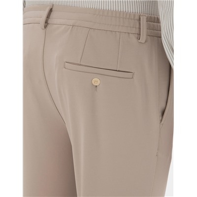 Bej Klasik Jogger Pantolon