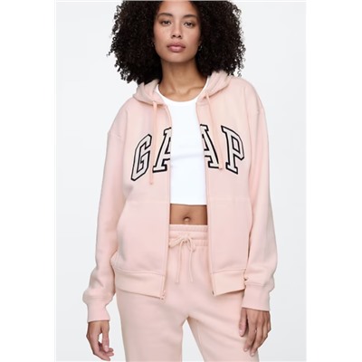 Relaxed Gap Logo Zip Hoodie