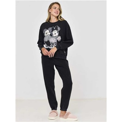 Женский уютный трикотажный костюм Disne*y, экспорт