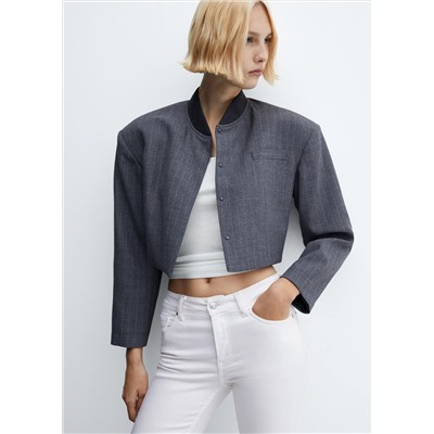 Jeans flare tiro medio