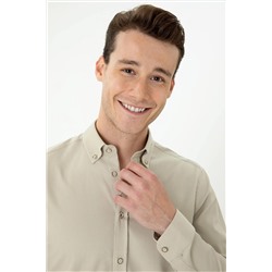 Erkek Taş Uzun Kollu Gömlek