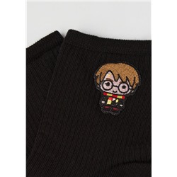 Kurze Socken mit Harry Potter-Applikation