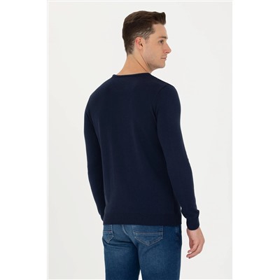 Erkek Lacivert Kazak