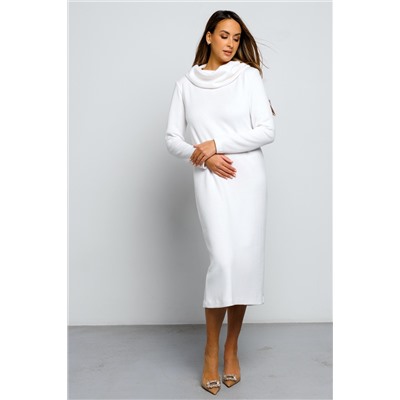 Платье свитер миди 391WHT