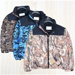 Теплая стеганая куртка-пуховик с камуфляжным принтом THE NORTH FAC*E