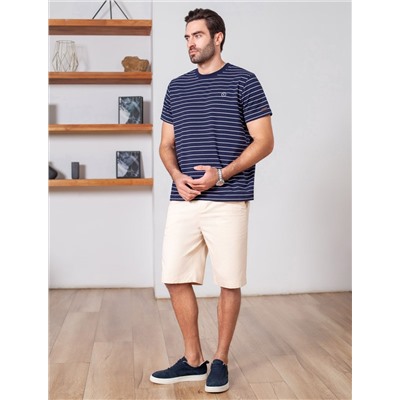 Футболка из премиального хлопка с эластаном