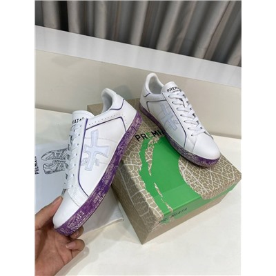 Кроссовки с контрастной яркой подошвой  4 цвета ПРЕМИА*ТА