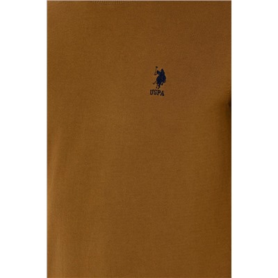 Erkek Açık Haki Basic Kazak