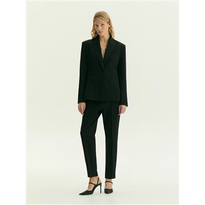 Однотонные зауженные брюки, D473/emma