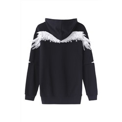 Sudadera de manga larga Negro