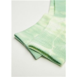 Kurze Sportsocken Tie Dye