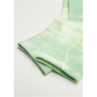 Kurze Sportsocken Tie Dye