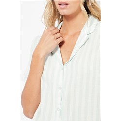Camisa de pijama - Verde agua
